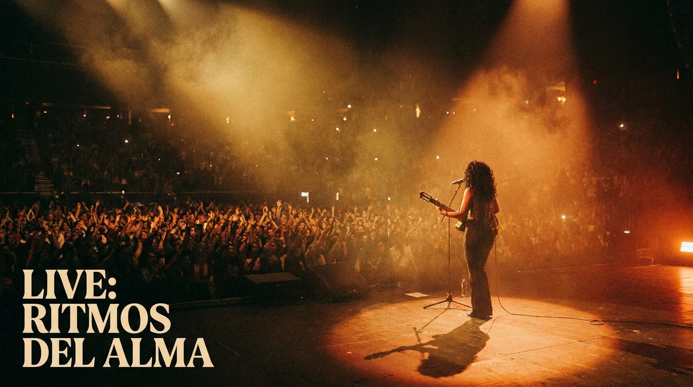 Latin music stars on stage at the ALAS benefit concert